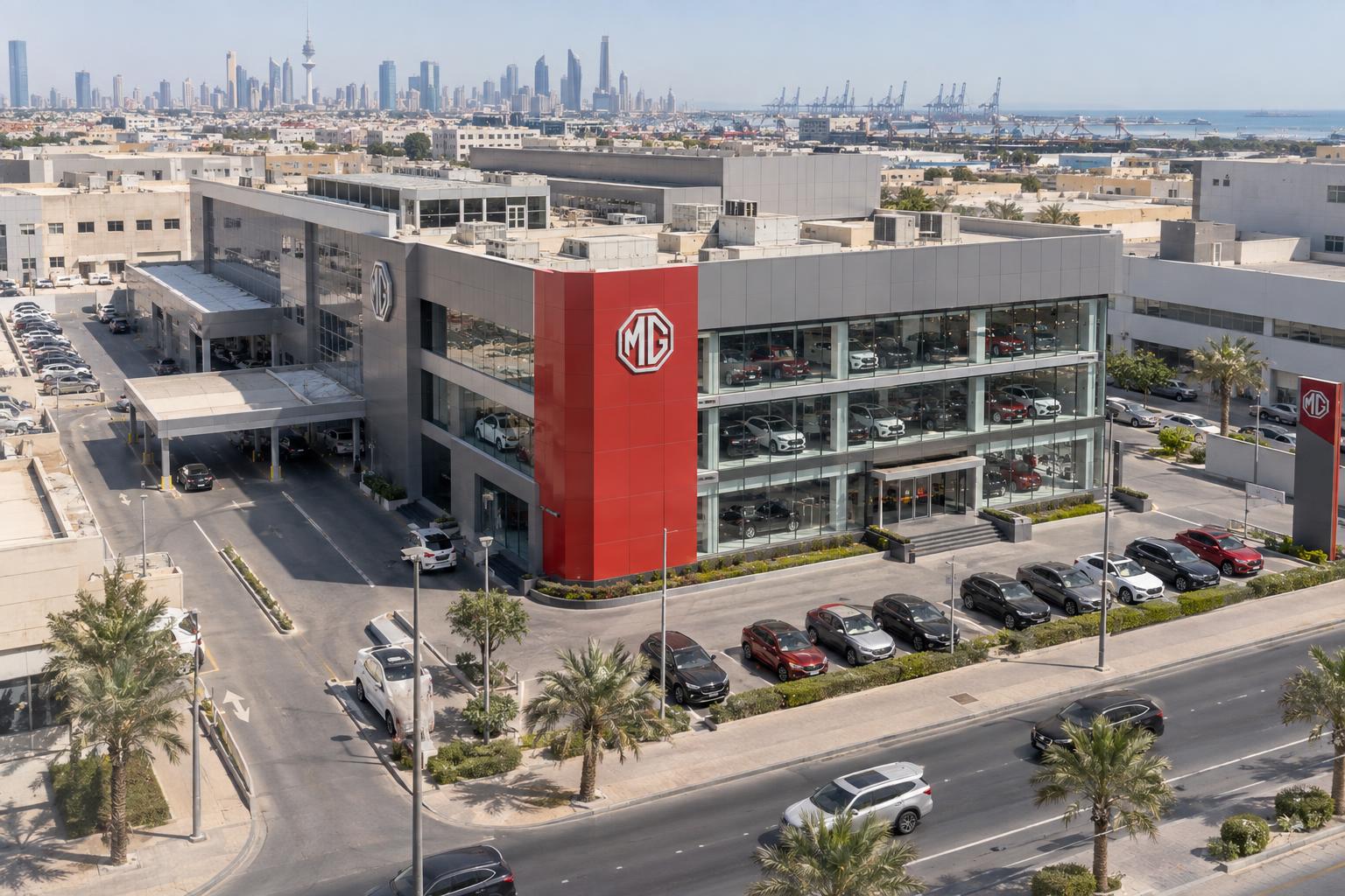 MG Motor Opens One of Its Largest Global Showrooms in Kuwait