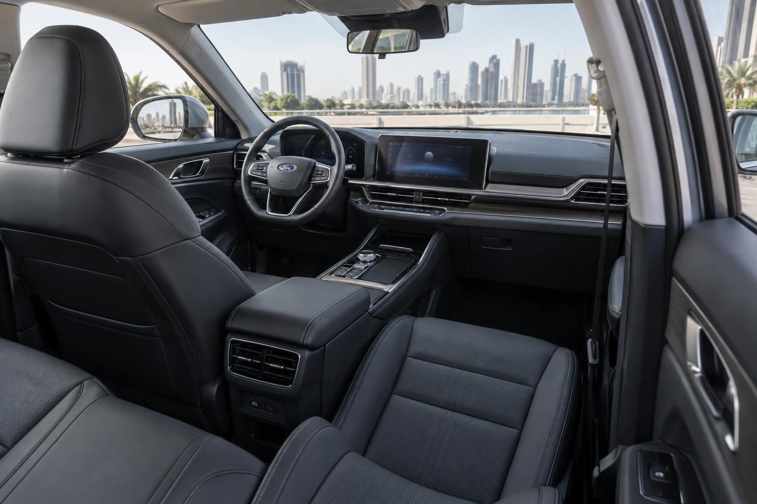 View across the front cabin of the 2026 Ford Territory Hybrid Titanium.