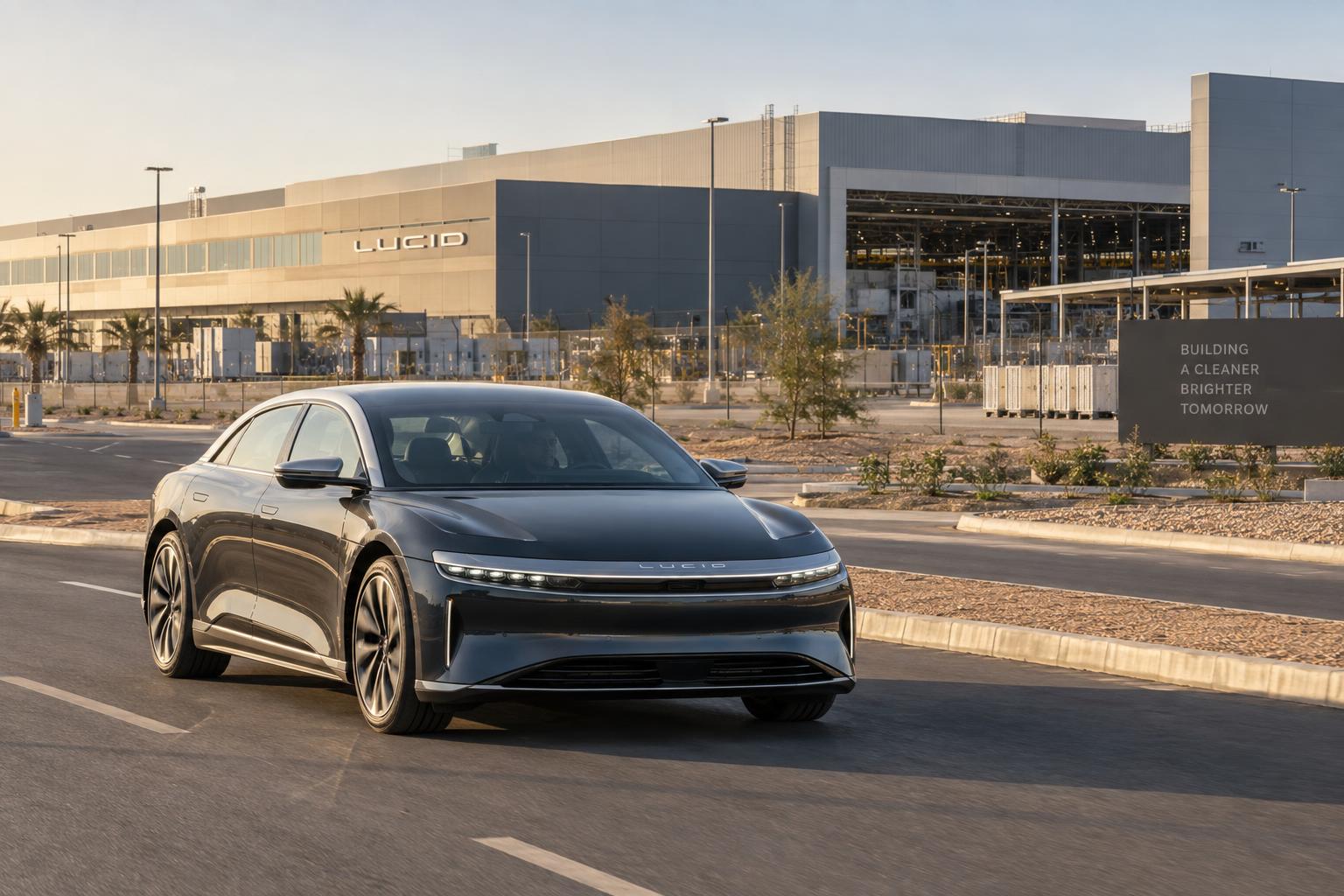 Lucid Advances Its Saudi Arabia Plant Toward Full Vehicle Manufacturing and Delays the Cosmos SUV to 2027