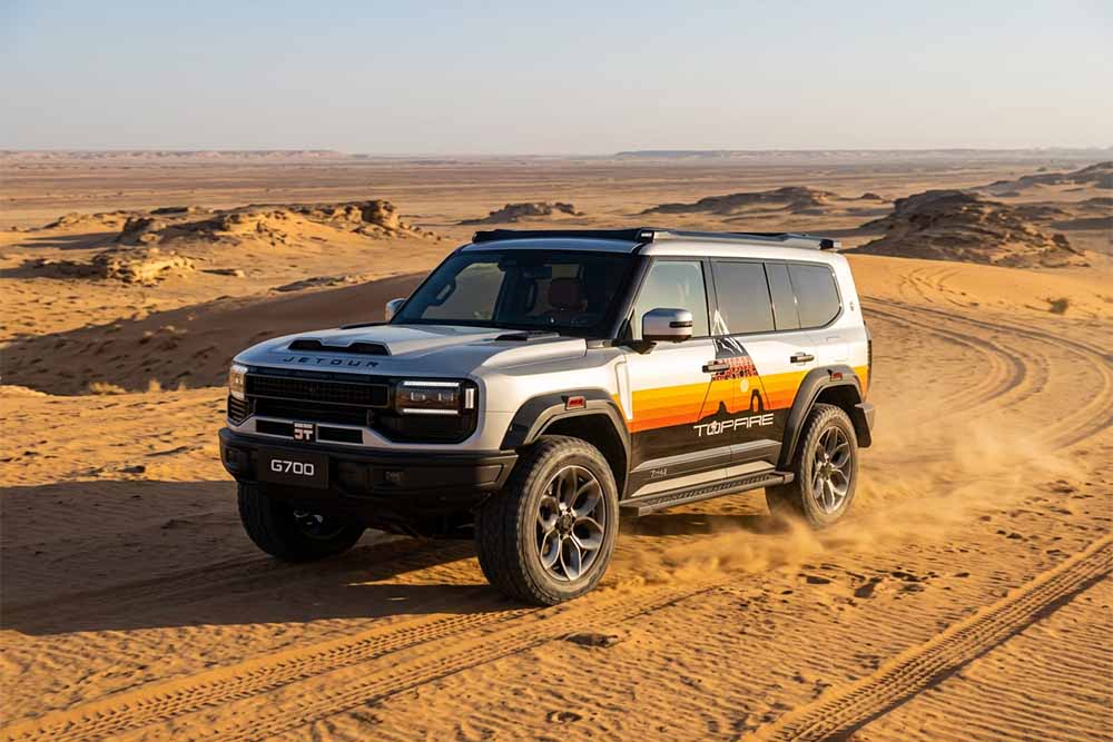 JETOUR G700 TOPFIRE Launches In Saudi Arabia With Factory-Customised Off-Road Upgrades