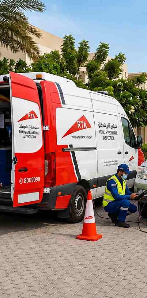 Dubai RTA Mobile Vehicle Inspection Service Brings On-Site Testing Across the UAE